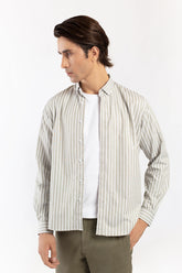 Button Down Striped Shirt - 9figure